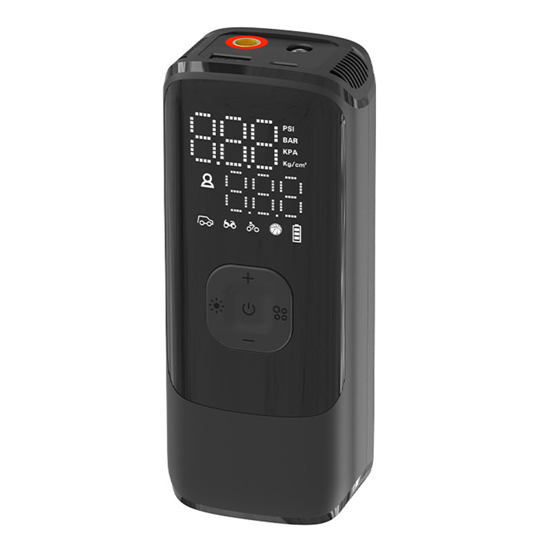 KP01 Smart Digital Vehicles Tire Pump with LED Light, Support Power Bank Function KP01 Smart Digital Vehicles Tire Pump with LED Light, Support Power Bank Function